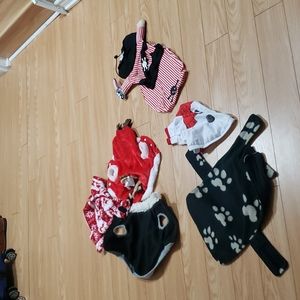 lot of 6 Mini puppy clothes